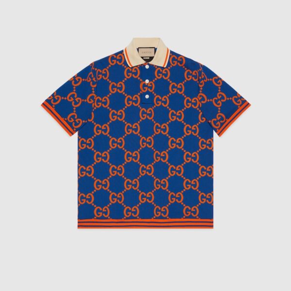 Polo Gucci GC Jacquard de Algodón - Lujo Deportivo Italiano
